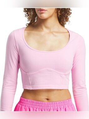 Reebok x Barbie Pink Crop Top - NWT
